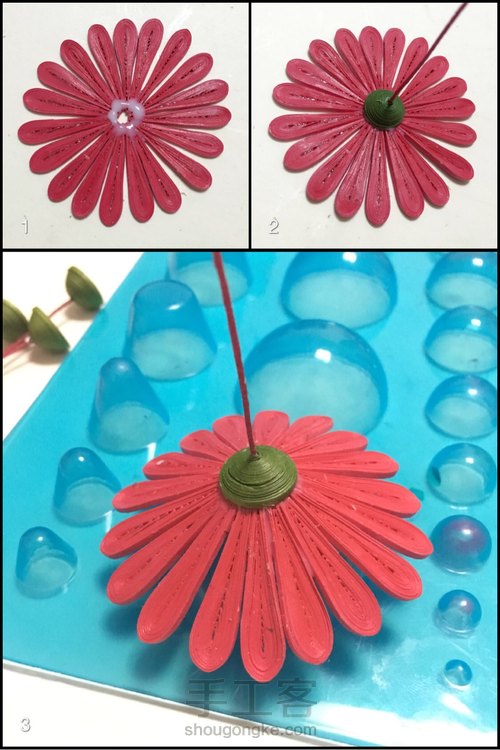 爱心💗花环 第10步