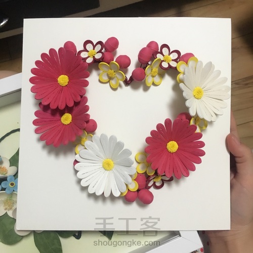 爱心💗花环 第13步