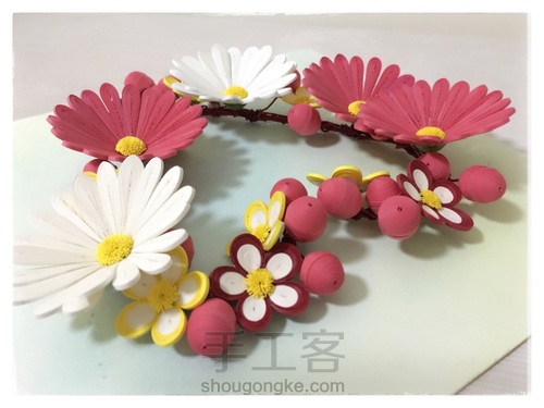 爱心💗花环 第15步