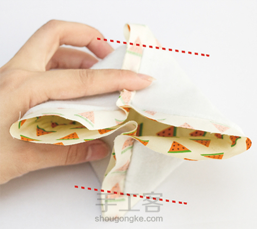 一片式口金包基础 第2步