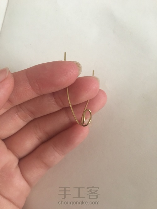 绕线吊坠 第3步
