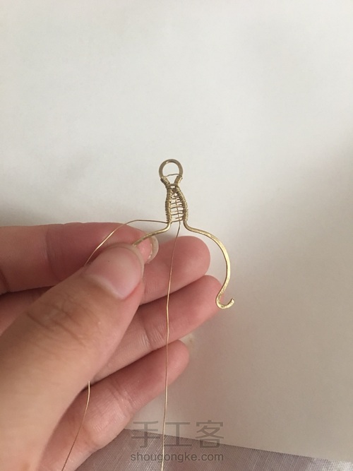 绕线吊坠 第5步