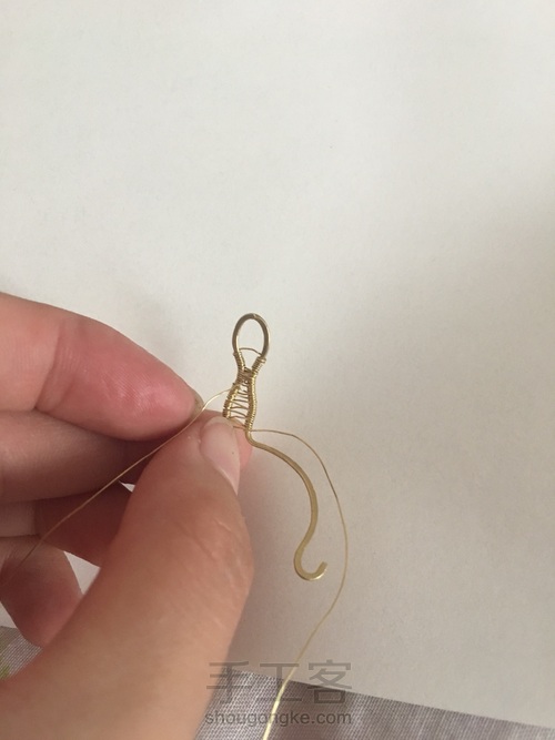 绕线吊坠 第6步