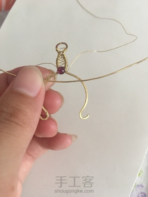 绕线吊坠 第9步