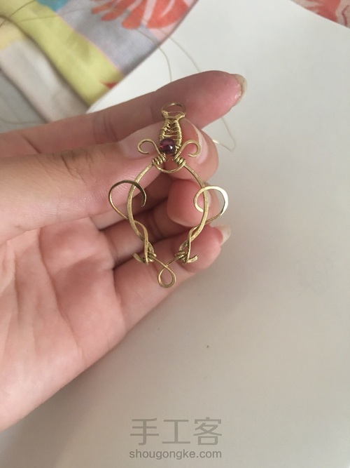 绕线吊坠 第11步