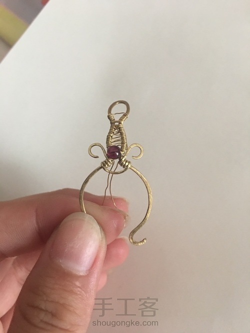 绕线吊坠 第10步