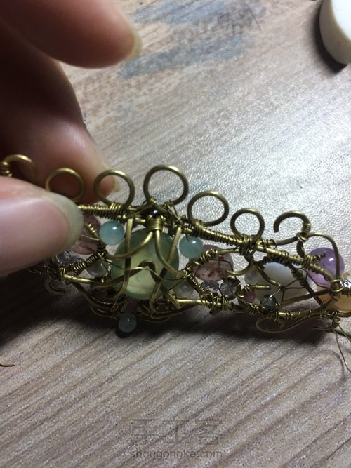 绕线簪子发夹 第12步