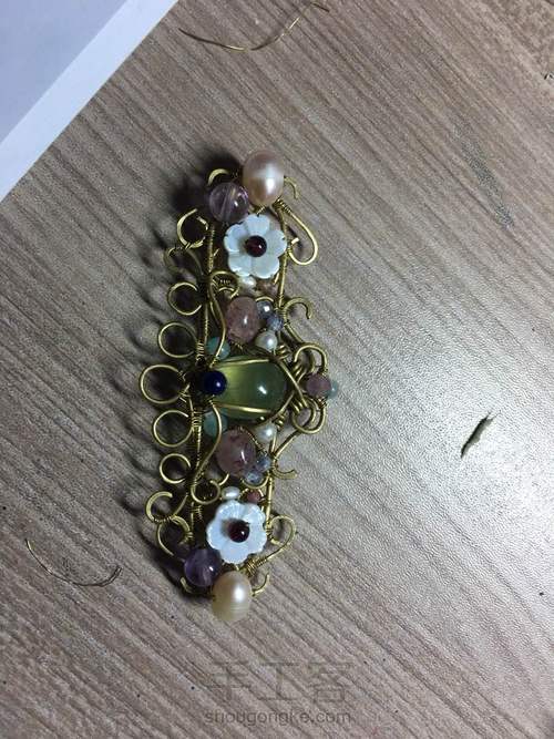 绕线簪子发夹 第14步