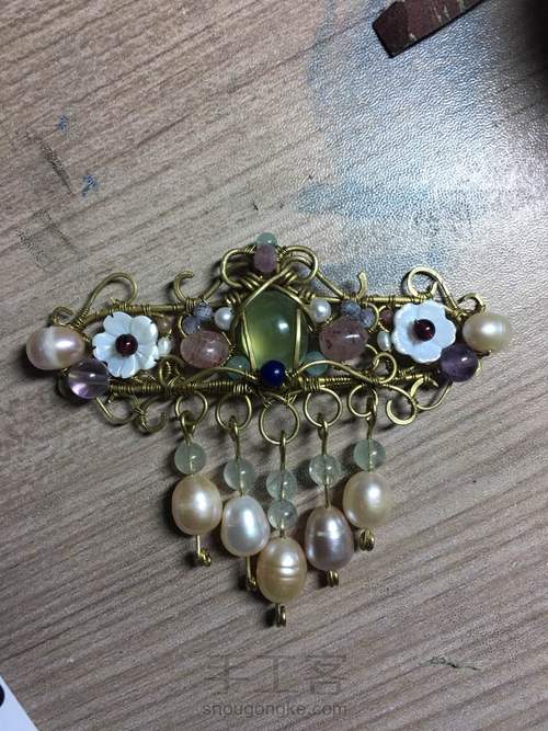 绕线簪子发夹 第17步