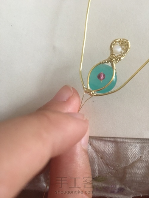 绕线吊坠 第8步
