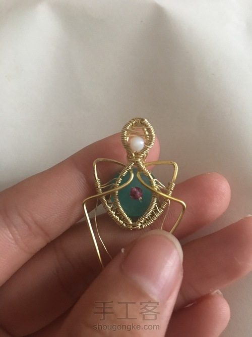 绕线吊坠 第11步