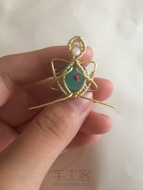 绕线吊坠 第12步