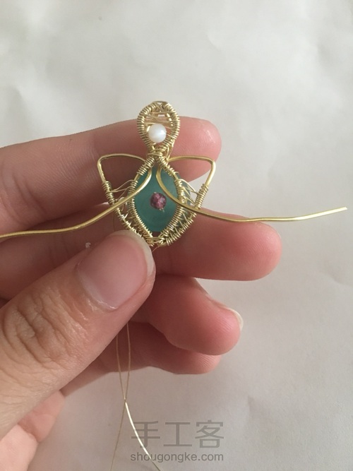 绕线吊坠 第10步