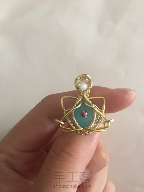 绕线吊坠 第13步