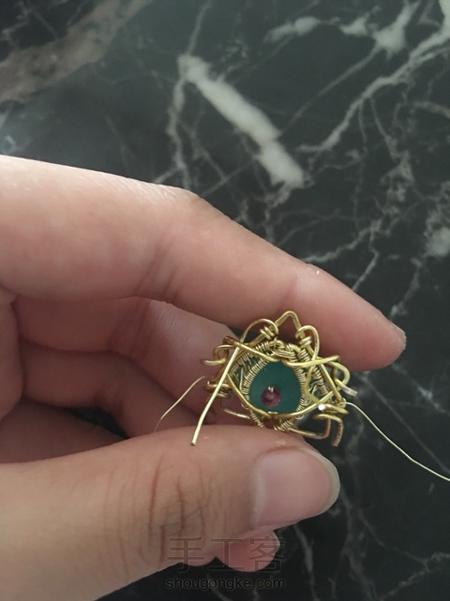 绕线吊坠 第16步