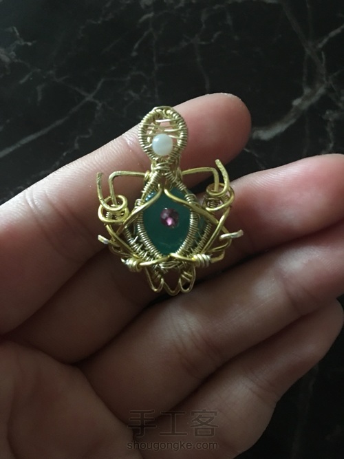 绕线吊坠 第17步