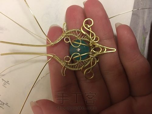 绕线吊坠 第28步