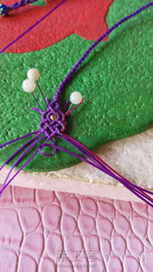 琥珀挂绳尾扣 第20步