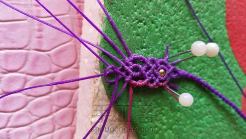 琥珀挂绳尾扣 第27步