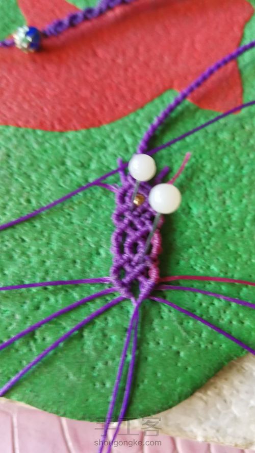 琥珀挂绳尾扣 第38步