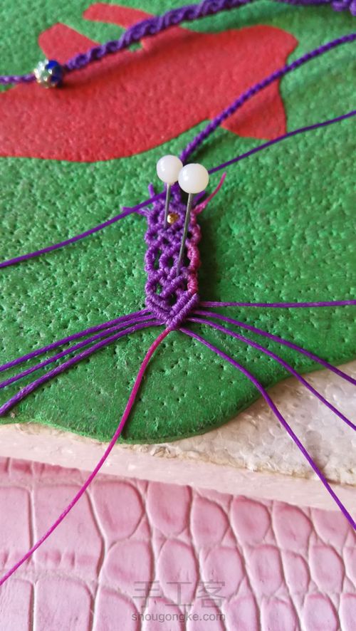 琥珀挂绳尾扣 第40步