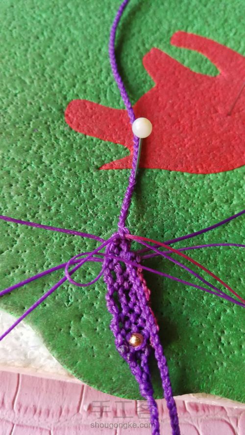 琥珀挂绳尾扣 第46步