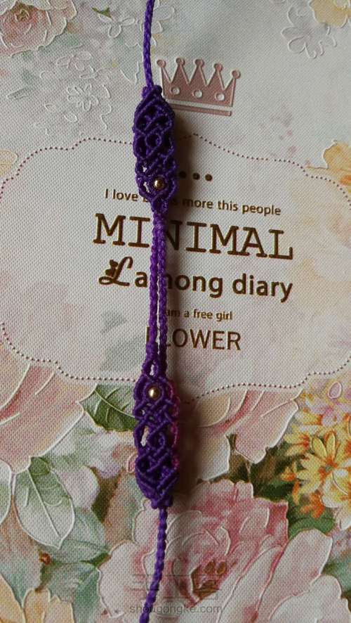 琥珀挂绳尾扣 第51步