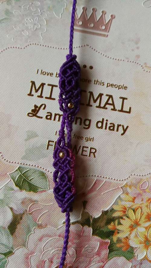 琥珀挂绳尾扣 第52步