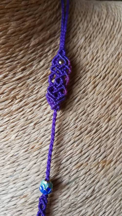 琥珀挂绳尾扣 第53步