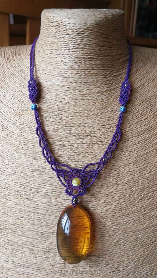 琥珀挂绳尾扣 第55步