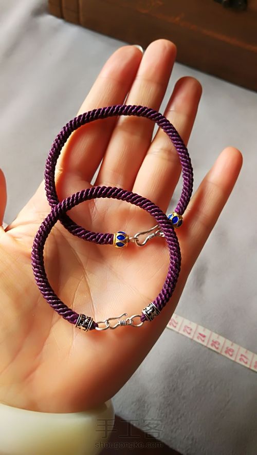 玉米手链用线量记录 第3步