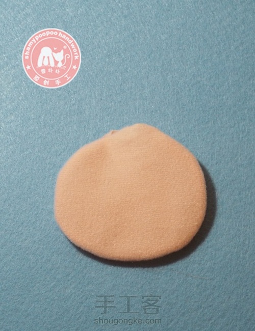 原创布偶教程之甜睡宝宝 第2步