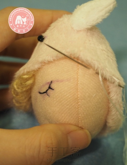 原创布偶教程之甜睡宝宝 第12步