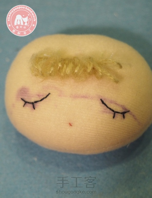 原创布偶教程之甜睡宝宝 第11步