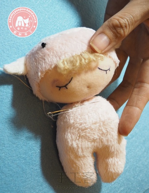 原创布偶教程之甜睡宝宝 第16步