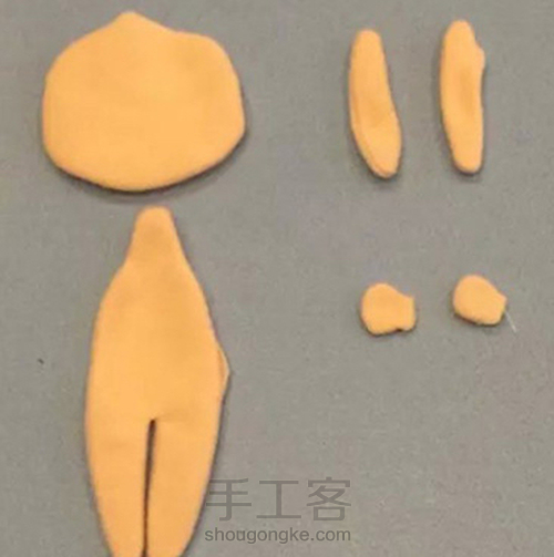 布偶娃娃第一节素体制作 第6步