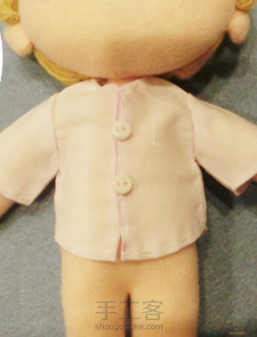 布偶娃娃第三节衣服的做法（男生版） 第8步