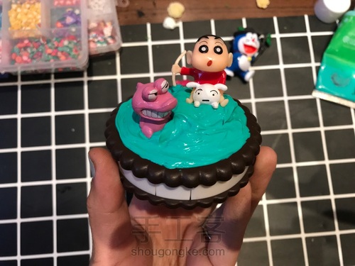 奶油胶美瞳盒（造出微景观） 第6步