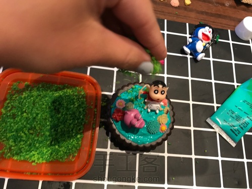 奶油胶美瞳盒(造出微景观) 第10步