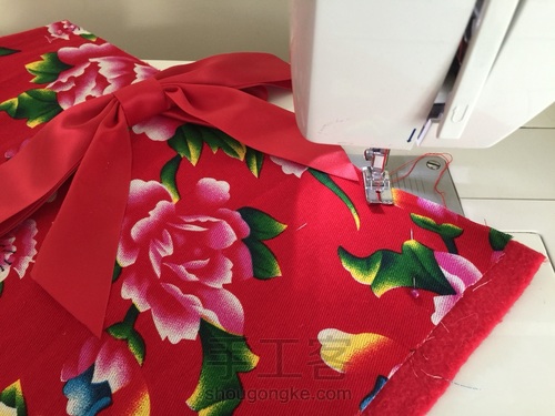 东北大花布包 第5步