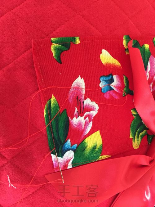 东北大花布包 第9步