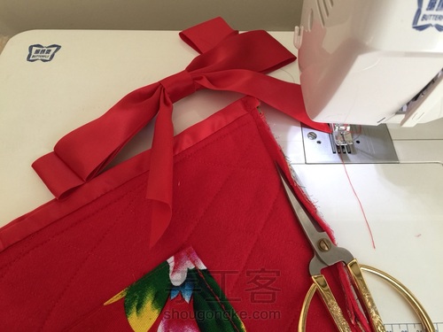 东北大花布包 第13步