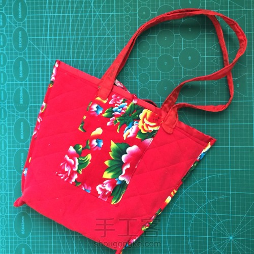 东北大花布包 第26步