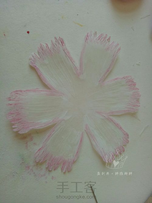 立体热缩·康乃馨胸针 第8步