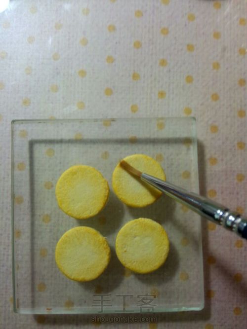 【mini软陶奶油松饼】 第6步