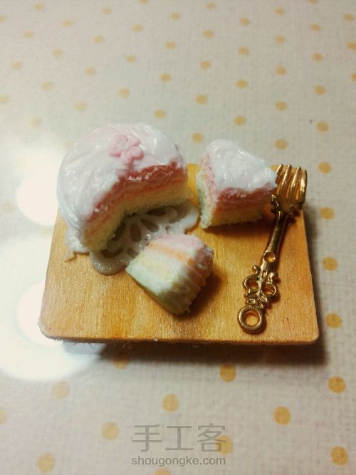 【mini软陶清新蛋糕】 第12步