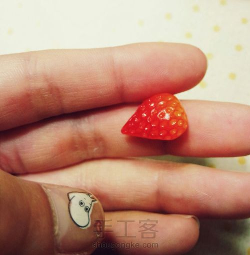 【mini软陶草莓🍓】 第11步