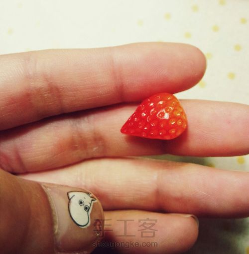 【mini软陶草莓🍓】 第11步