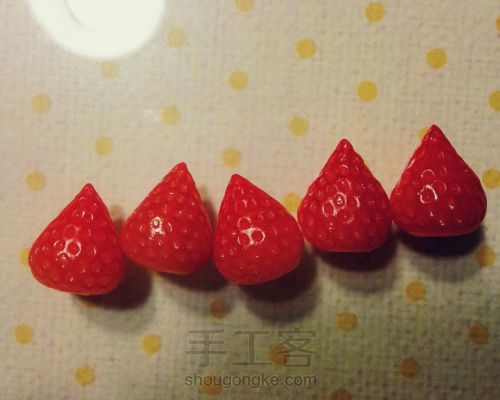【mini软陶草莓🍓】 第12步