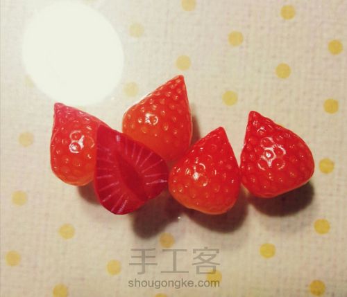 【mini软陶草莓🍓】 第13步